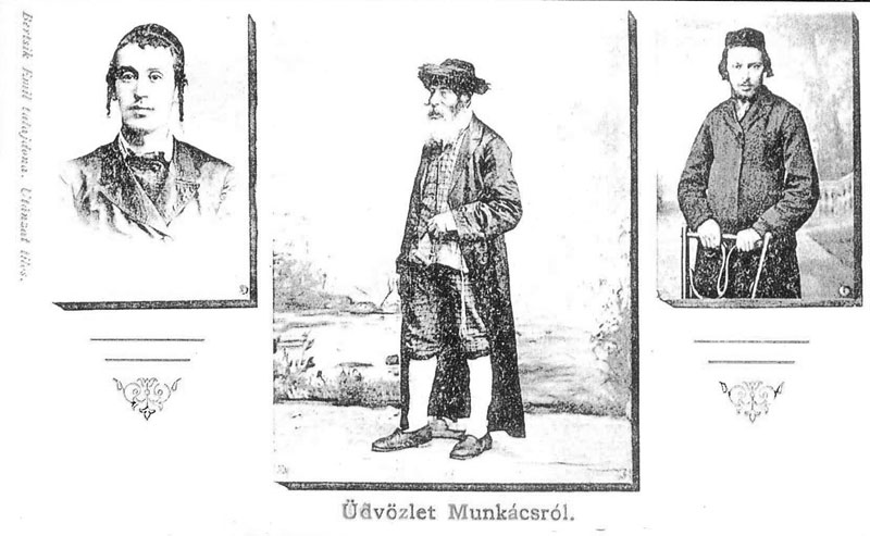 Jewish personalities in Munkács, 1898