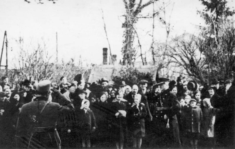 Visit by Miklos Horthy, the Regent of Hungary, to Munkács, 1940