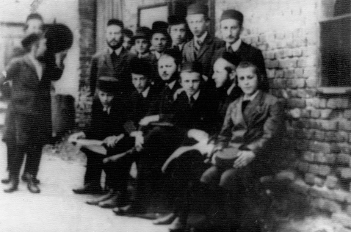 Students at the Kochav Miyaakov Yeshiva
