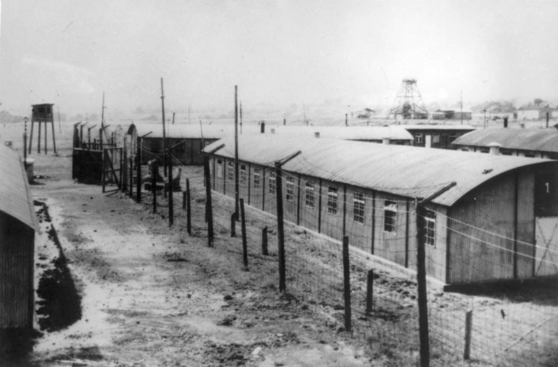 Barracks at the Trzebinia labor camp