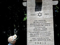 Memorial for Holocaust victims in the Jewish cemetery in Würzburg