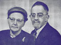 Rabbi Dr. Sigmund (Shimon) Hanover and his second wife, Ernestina (Katzman)