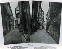 וירצבורג, רחוב היהודים, יודנגאסה, לפני המלחמה