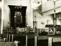Würzburg, interior of the Great Synagogue at 26 Kettengasse, before its renovation. Prewar.  