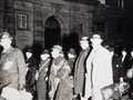 27 November 1941: Jews being marched from the concentration point to the train station in Würzburg, in preparation of deportation. The deportation itself took place under the cover of darkness, during the early hours of the morning. 