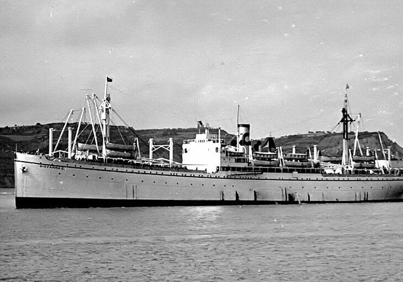 Das Schiff Giovanni C, an Bord dessen Eichmann nach Argentinien floh, 1950