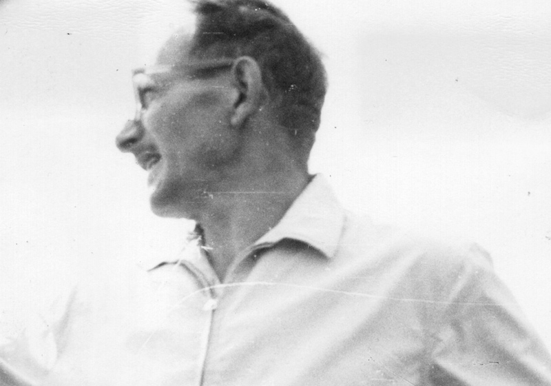 Photographie de surveillance d'Eichmann prise par un détective privé