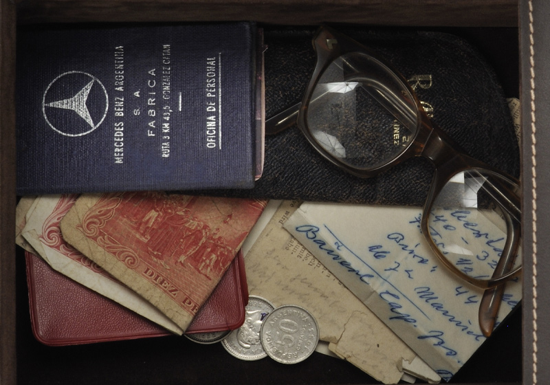 חפצים ומסמכים אישיים של אייכמן בעת מעצרו בארץ, 1960