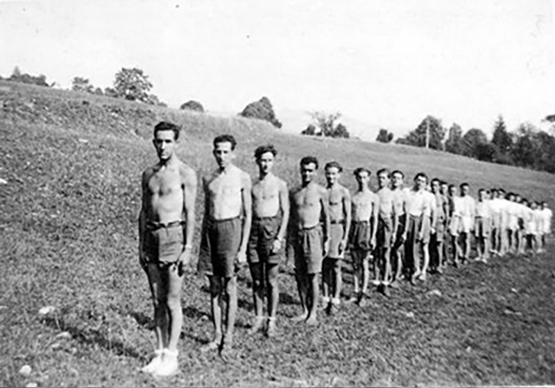 חברי מחתרת הנוער הציוני (MJS) בגרנובל בתקופת המלחמה
