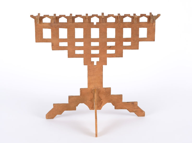 A Hanukkah menorah from Westerbork