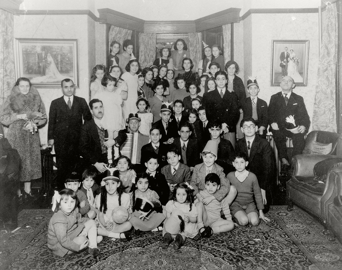 Shanghai, China, 1939, a Hanukkah party for refugee children in the Twig family's home