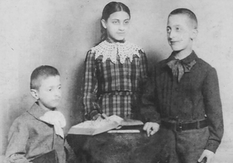 Les enfants Adler. Allemagne, vers 1905