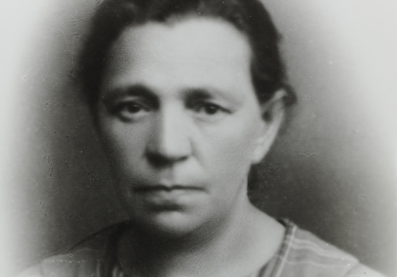 Etel Pilschik, mother of Luba Jershov. Zilupe, Latvia, prewar