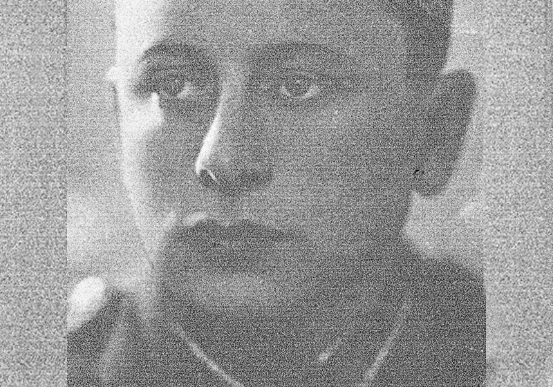 זלמן ירשוב במדי הצבא הלטבי, לפני המלחמה