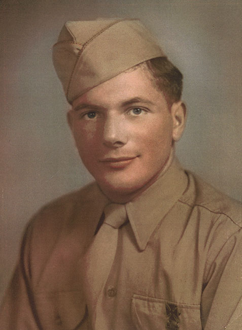 Paul Rosenblatt during his enlistment in the military