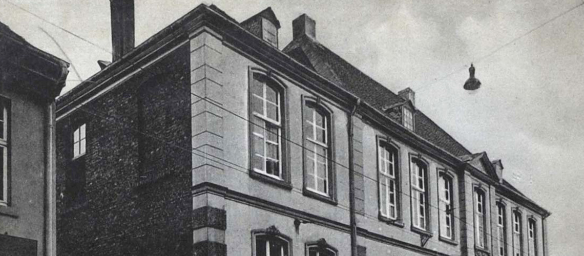 The building of the Jewish orphanage in Dinslaken, Germany