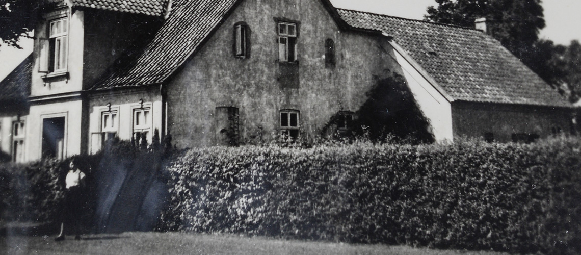 Das Haus der Familie Bähr in Bassum, Deutschland, 1930er Jahre