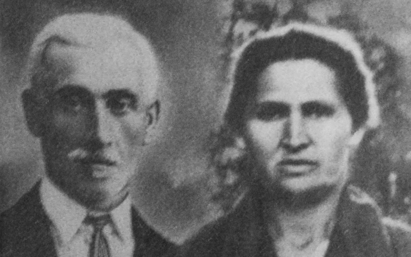 Сара-Геня и Моше Грин, Паневежис, Литва, перед войной