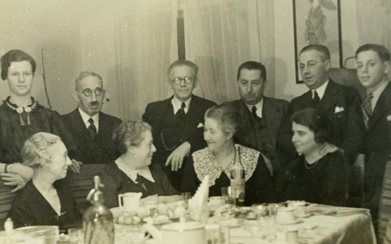 בני משפחות קורן וגרוגר. ברלין, 15 בינואר 1936