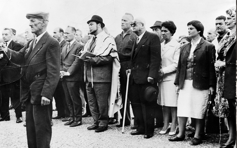 Ceremony honoring the memory and activities of Resistance members, 8 July 1964, Ville-la-Grand, France