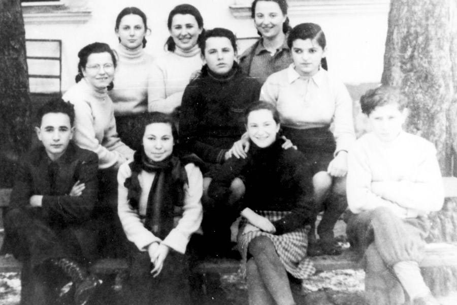 Members of the children’s home in Otwock