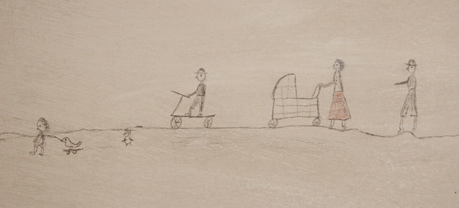 "Los dibujos de los niños son un reflejo de la vida que se vieron forzados a abandonar"