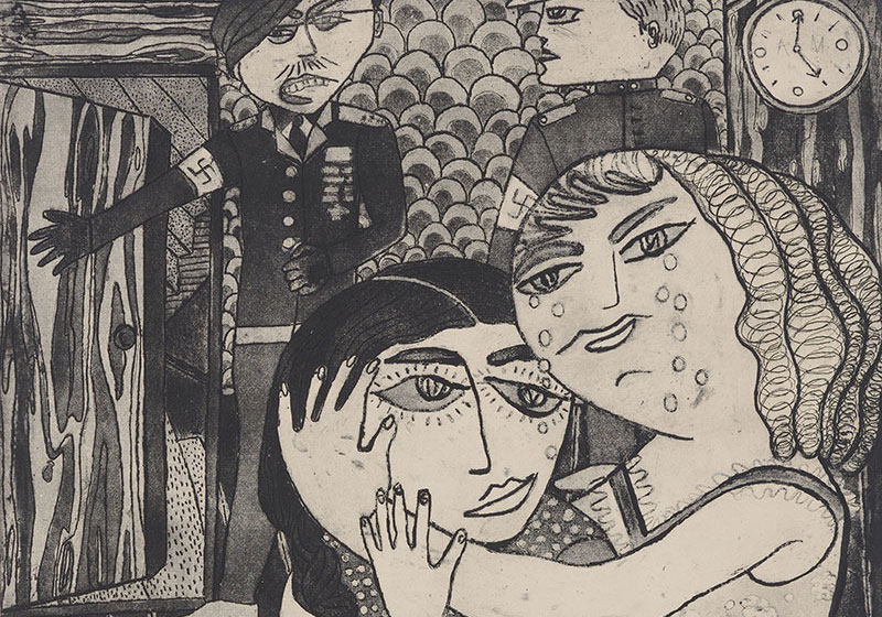 Suzanne Landoy (Eretz Israel, 1926 – Israel, 1981). "My Child, Oh My Poor Child", 1957