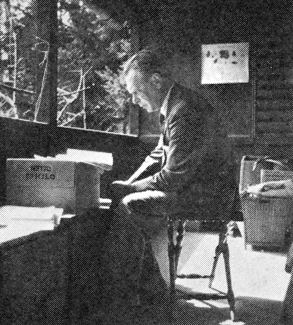 Валентин Скидельский в укрытии в доме Ташджиянов, 1942-1945
