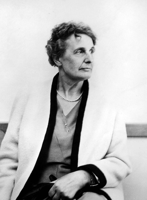 Dr. Adélaïde Hautval. Yad Vashem, 17.04.1966