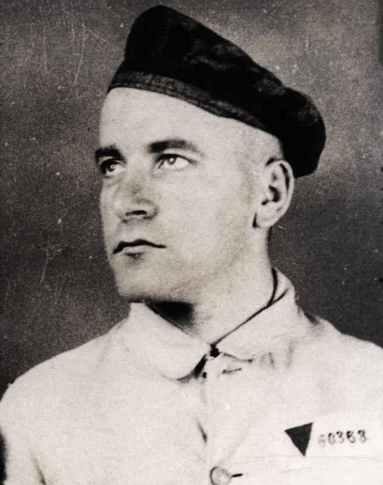 Ludwig Wörl as a prisoner in Auschwitz