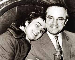 Мартин Ухер со своей женой Элизабет Фляйшер
