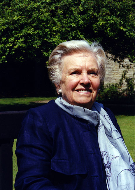 Andrée Geulen at Yad Vashem, June 18, 2000