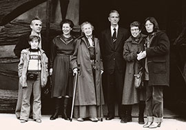Cecilia Loots in Yad Vashem, 22. Februar 1979