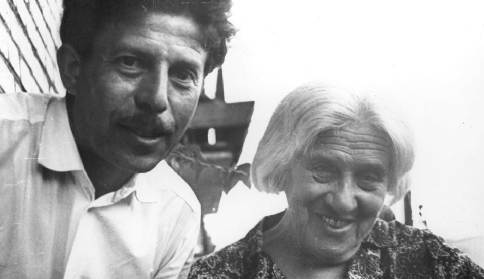 Fyodor Revzin  con su salvadora Maria Yevdokimova (Bielorrusia), 1969