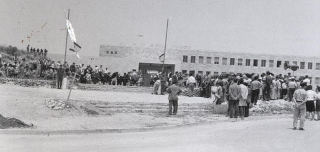 L'inauguration de l'Allée des Justes, 1er mai 1962