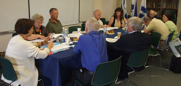 Réunion de la commission de désignation des Justes, Jérusalem 2007