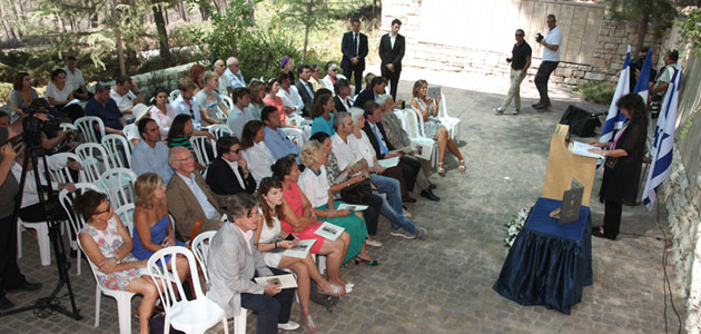 Ceremony in honor of Righteous Among the Nations Count Henry de Menthon, September 2012