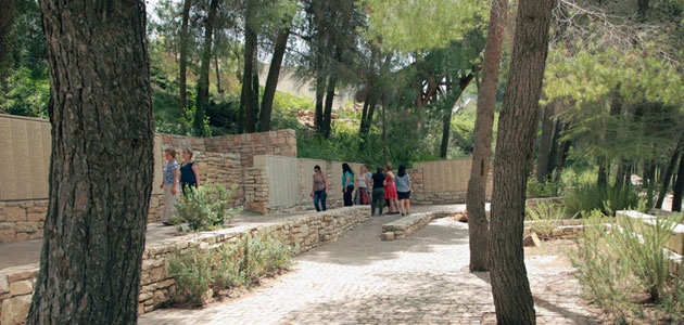 Visitors at the Garden of the Righteous