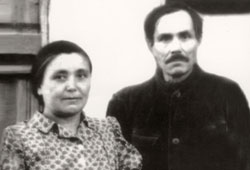 Die Retter Jonas Radlinskas und seine Frau Felicija, 1950