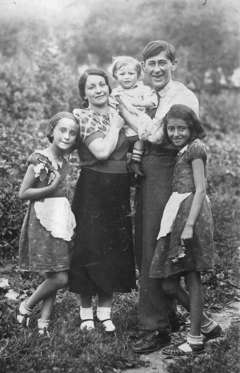The Sorger family. Obertyn, Poland, 1930s