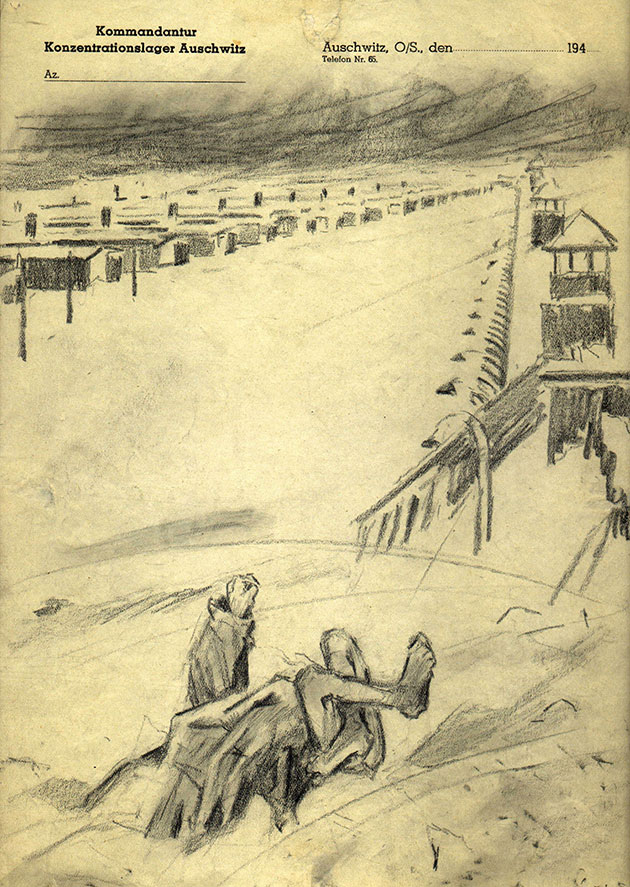 Zinovii Tolkatchev. "Auschwitz-Birkenau, 1945"