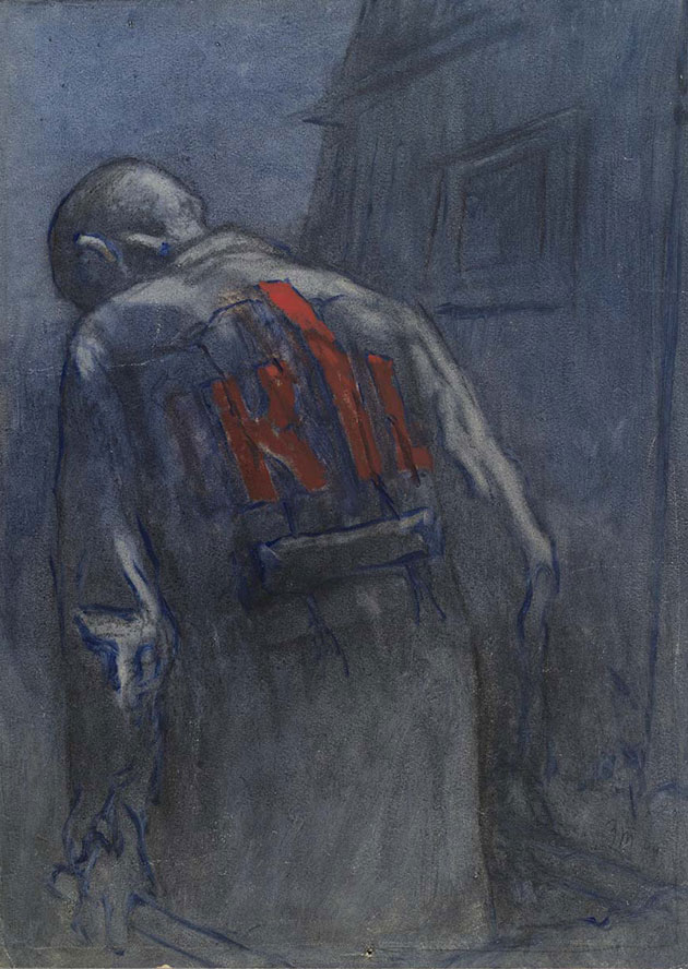 Zinovii Tolkatchev. "Homme aux stigmates, 1944"