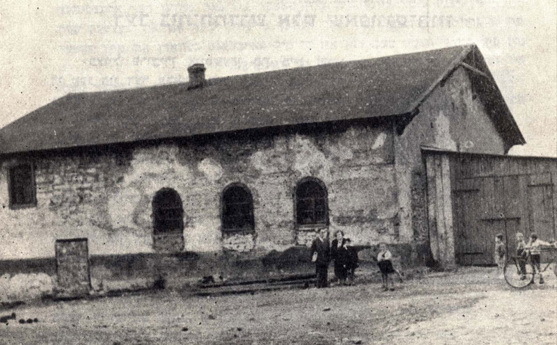 The Beit Midrash (Study Hall) in Wolbrom, before the war