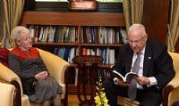 In early January, Yad Vashem Chairman Avner Shalev, accompanied by 98-year-old Holocaust survivor Mirjam Bolle, presented Israel's President Reuven Rivlin with Miriam's book Letters Never Sent.