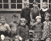 Jardin de infantes antes de la guerra.
Archivo fotográfico de Yad Vashem.