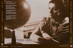 Berlín, Alemania. Mujer mira el globo terráqueo – Hacia dónde. 
Archivo fotográfico de Yad Vashem
"Y la historia no terminó así…" Yad Vashem, 1999.