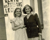 Andrée Geulen (izq.) con Ida Sterno (der.) - su
compañera judía en el CDJ durante la ocupación
Archivo fotográfico de Yad Vashem