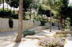 El Jardín de los Justos 
en Yad Vashem, Jerusalén.