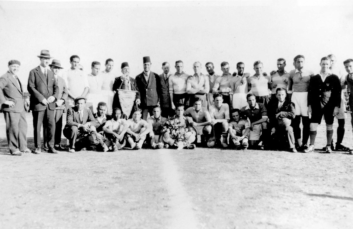 Un grupo de atletas judíos, preguerra