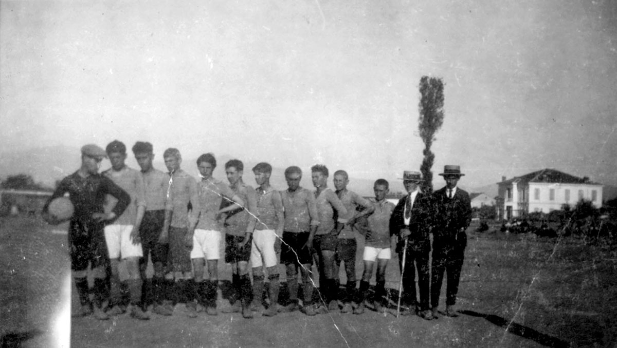 Un grupo de atletas judíos, preguerra